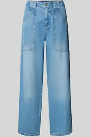 monari Relaxed fit jeans met steekzakken