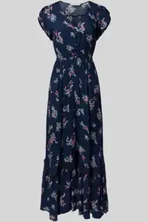 Apricot Maxi-jurk van viscose met knoopsluiting