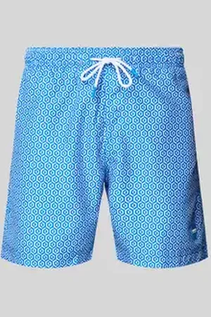 Shiwi Regular fit zwembroek met labelpatch, model 