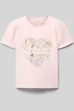 NAME IT T-shirt met wol, model 