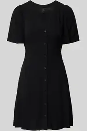 VERO MODA Getailleerde mini-jurk van pure viscose, model 