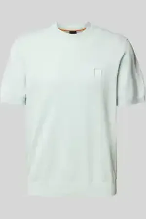 HUGO BOSS T-shirt met labelbadge, model 