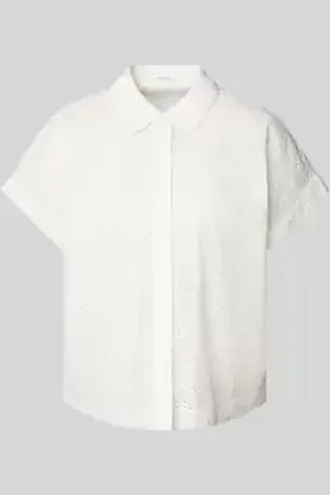 Opus Regular fit blouseshirt met ajourpatroon, model 