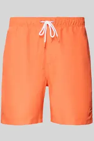 Shiwi Regular fit zwembroek met labelpatch, model 