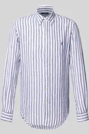Ralph Lauren Custom fit linnen overhemd met button-downkraag