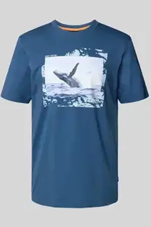 HUGO BOSS T-shirt met motiefprint