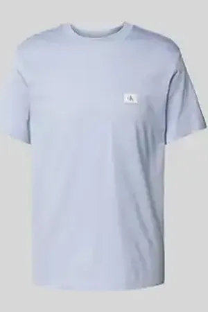 Calvin Klein T-shirt met labelstitching en ronde hals