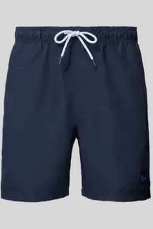 Shiwi Regular fit zwembroek met labelpatch, model 