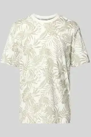Only & Sons T-shirt met geribde ronde hals, model 