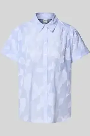 Brax Blouse met kentkraag, model 