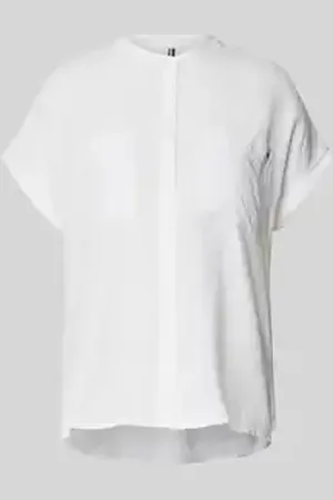 Tommy Hilfiger Relaxed fit linnen blouse met korte mouwen