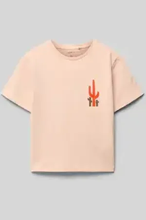 NAME IT Regular fit T-shirt met stitching, model 