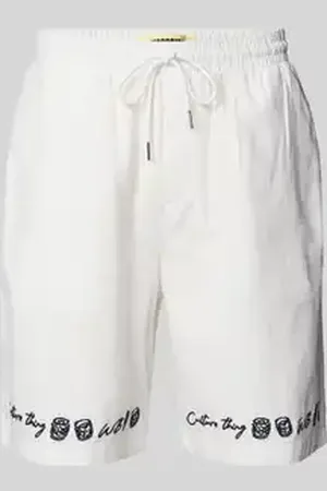 Woodbird Korte broek met elastische band, model 