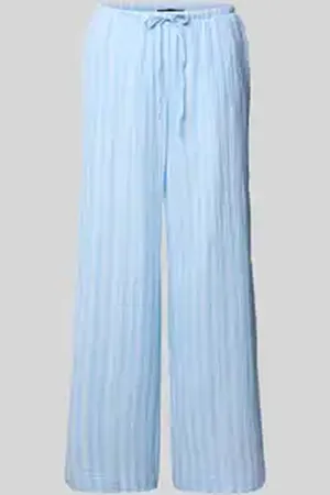 VERO MODA Regular fit stoffen broek van puur katoen, model 