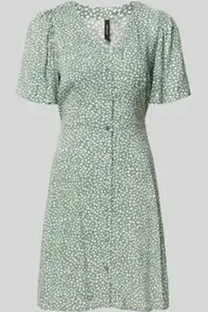 VERO MODA Getailleerde mini-jurk van pure viscose, model 