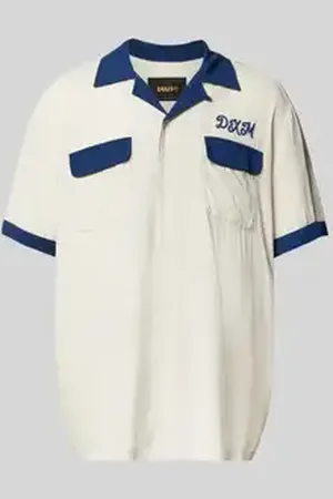 Deus Ex Machina Vrijetijdsoverhemd van viscose met borstzakken, model 