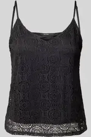 VERO MODA Comfort fit top met bandjes met kant, model 