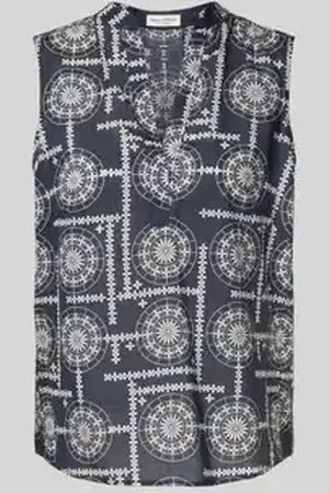 Marc O’ Polo Loose fit blousetop van puur katoen