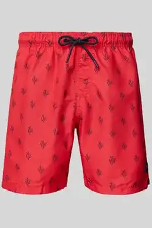 Shiwi Regular fit zwembroek met labelpatch, model 