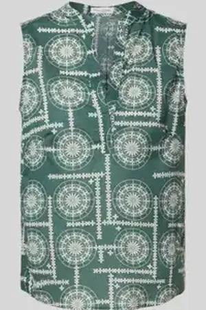 Marc O’ Polo Loose fit blousetop van puur katoen