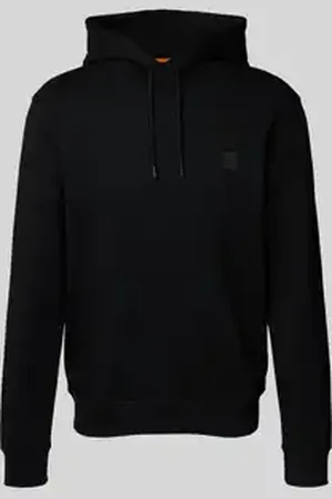 HUGO BOSS Hoodie met labeldetail, model 