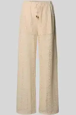 VERO MODA Wijde broek van kant, model 
