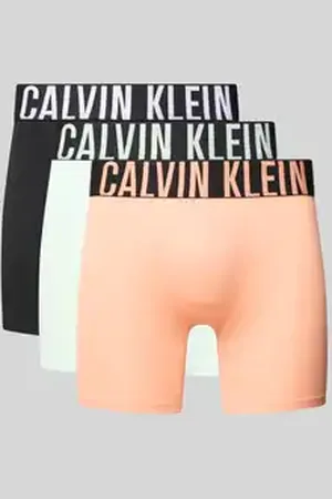 Calvin Klein Boxershort met elastische logoband in een set van 3 stuks