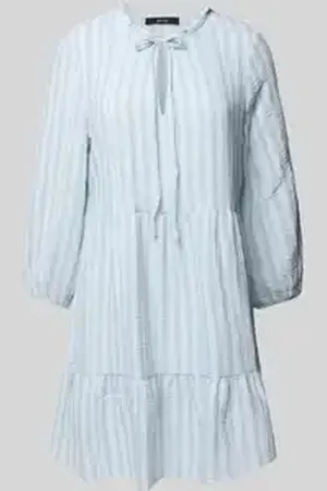 VERO MODA Getailleerde midi-jurk van zuiver katoen, model 