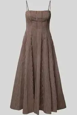Staud Midi-jurk met spaghettibandjes, model 
