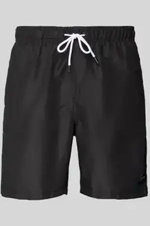 Shiwi Regular fit zwembroek met labelpatch, model 