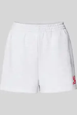 miss goodlife Flared sweatshorts met statementprint