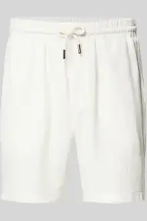 Only & Sons Korte broek met structuurmotief en elastische band, model 
