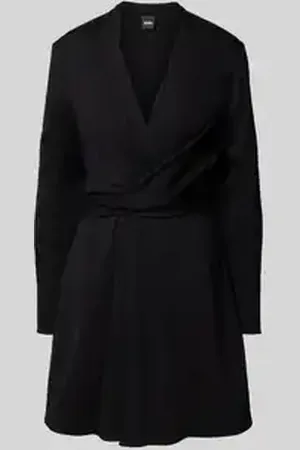HUGO BOSS Mini-jurk in wikkellook, model 
