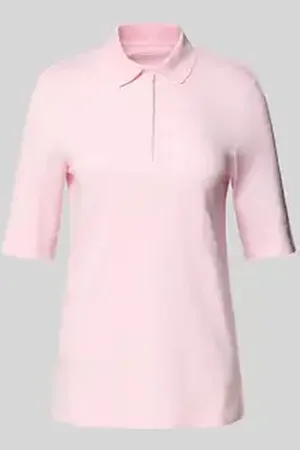 Christian Berg Poloshirt met korte knoopsluiting