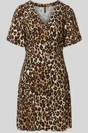 VERO MODA Getailleerde mini-jurk van pure viscose, model 