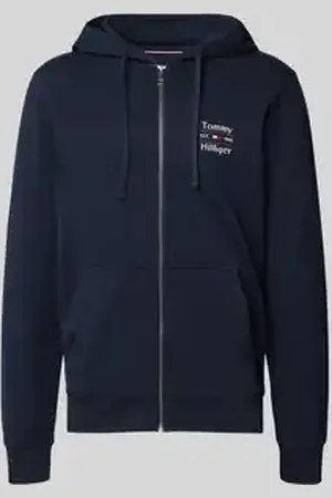 Tommy Hilfiger Regular fit sweatjack van puur katoen