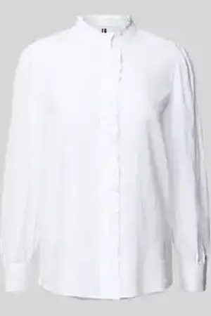 Tommy Hilfiger Regular fit blouse van puur linnen
