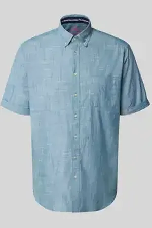Christian Berg Regular fit vrijetijdsoverhemd met button-downkraag