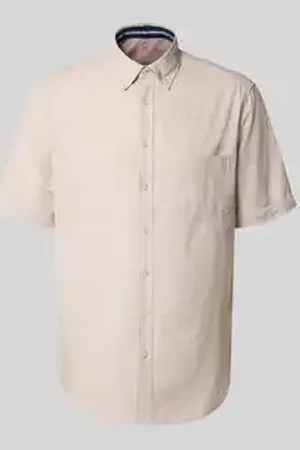 Christian Berg Regular fit vrijetijdsoverhemd met button-downkraag
