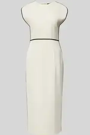 HUGO BOSS Kokerjurk van scheerwolmix, model 
