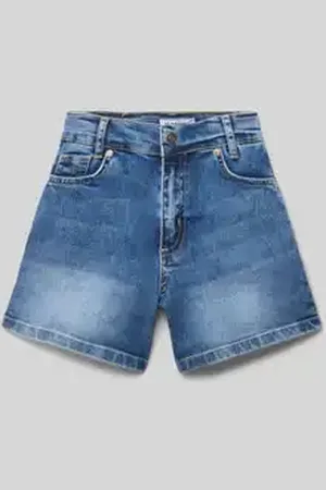 Blue Effect Regular fit korte jeans met labelpatch