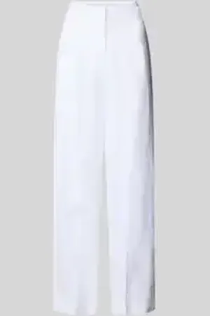 Tommy Hilfiger Tailored fit linnen broek van een mix van linnen en lyocell