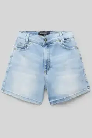 Blue Effect Regular fit korte jeans met labelpatch