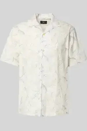 Fynch-Hatton Relaxed fit vrijetijdsoverhemd met 1/2-mouwen, model 