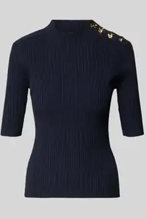 Ted Baker Gebreid shirt met sierknopen en 1/2-mouwen
