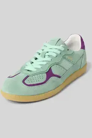 ALOHAS Sneakers van leer met labeldetail