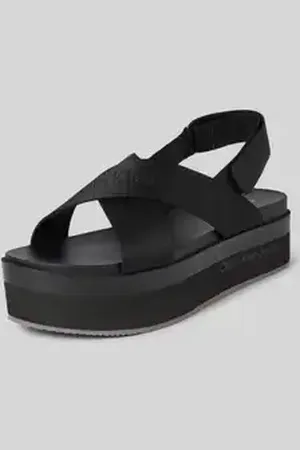 Calvin Klein Sandalen met plateauzool