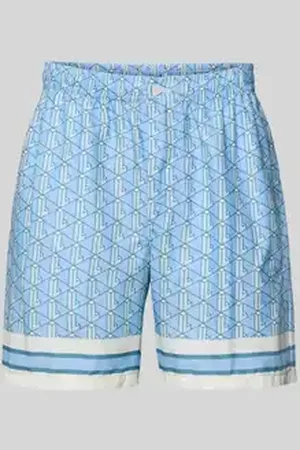 Lacoste Straight leg korte broek met elastische band