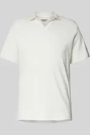 Blend Slim fit poloshirt met structuurmotief