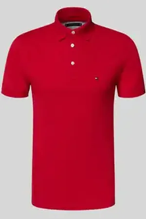 Tommy Hilfiger Slim fit poloshirt van een mix van katoen en elastaan
